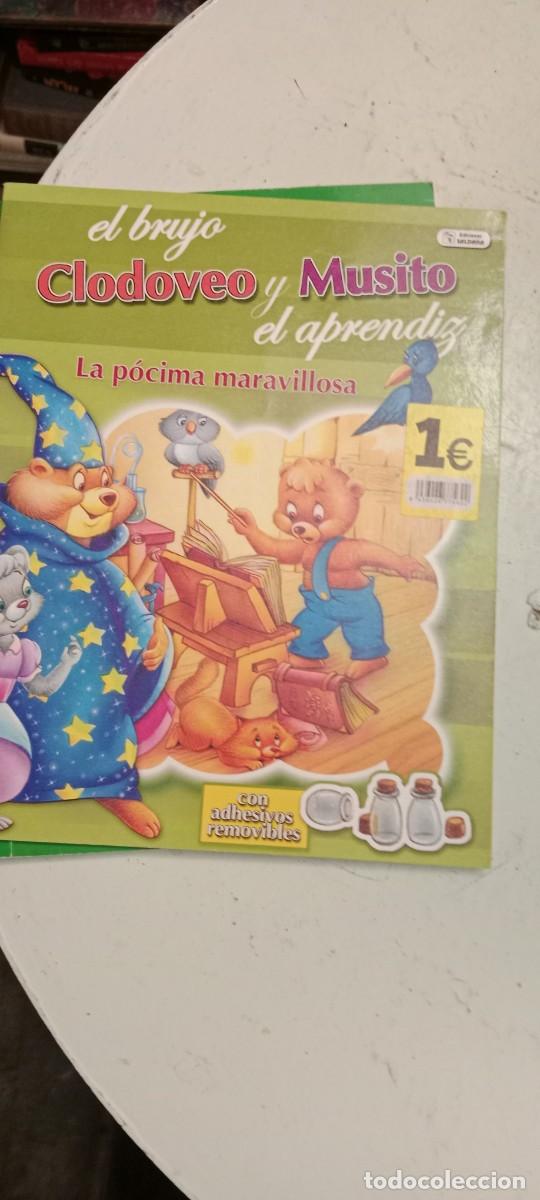Libros de segunda mano: EL BRUJO CLODOVEO Y MUSITO EL APRENDIZ LIBRO TOP-20