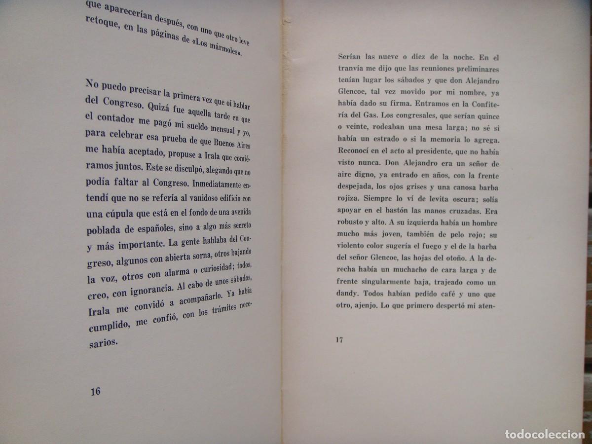 Libros de segunda mano: Jorge Luis Borges: EL CONGRESO. Primera edicion - Foto 5