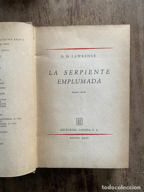 Libros de segunda mano: La serpiente emplumada - Lawrence D. H. - Foto 1