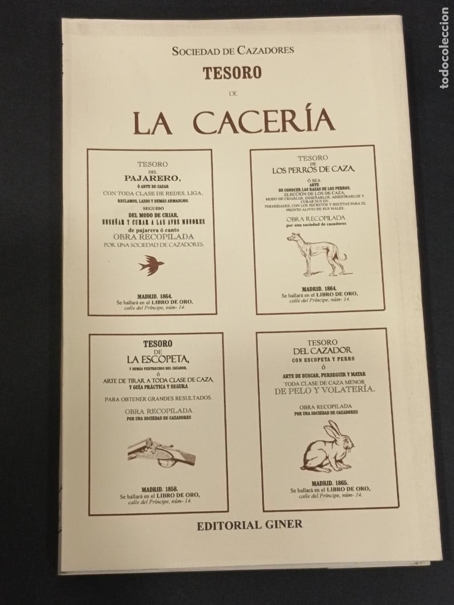 Libros de segunda mano: 1982 - SOCIEDAD DE CAZADORES. Tesoro de la Cacer&iacute;a - Foto 2