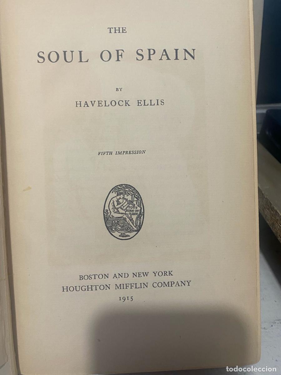 Libros de segunda mano: THE SOUL OF SPAIN, HAVELOCK ELLIS, MIFFLIN COMPANY