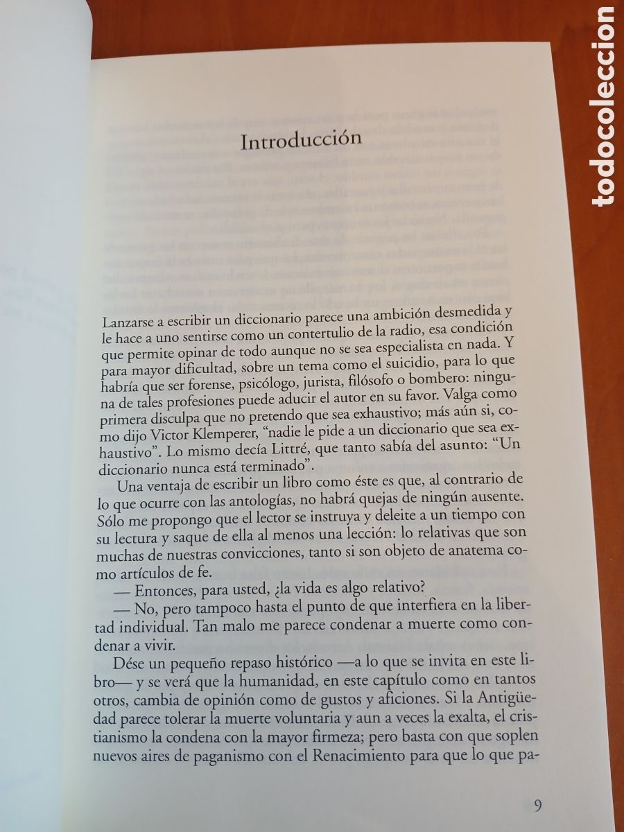 Libros de segunda mano: Diccionario del suicidio. Carlos Jan&iacute;n. - Foto 6