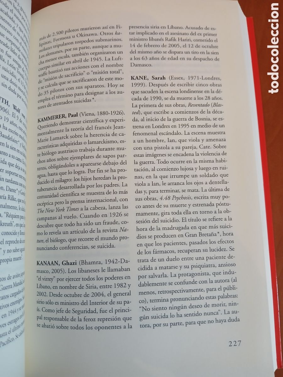 Libros de segunda mano: Diccionario del suicidio. Carlos Jan&iacute;n. - Foto 11