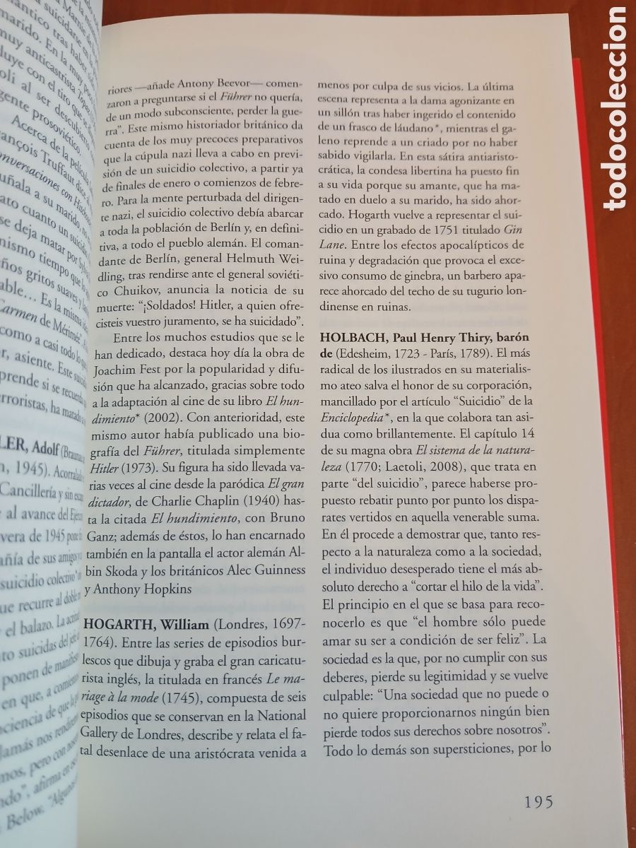 Libros de segunda mano: Diccionario del suicidio. Carlos Jan&iacute;n. - Foto 12