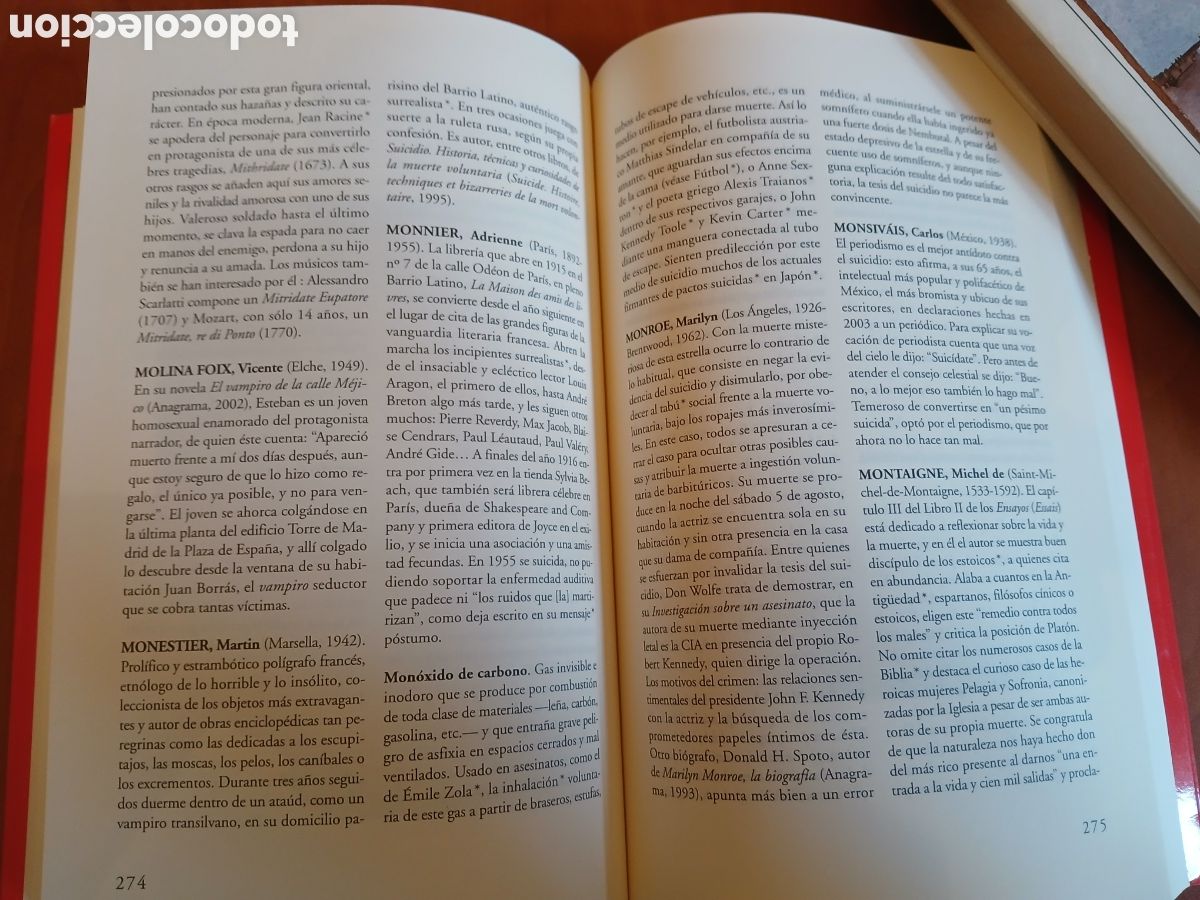 Libros de segunda mano: Diccionario del suicidio. Carlos Jan&iacute;n. - Foto 13