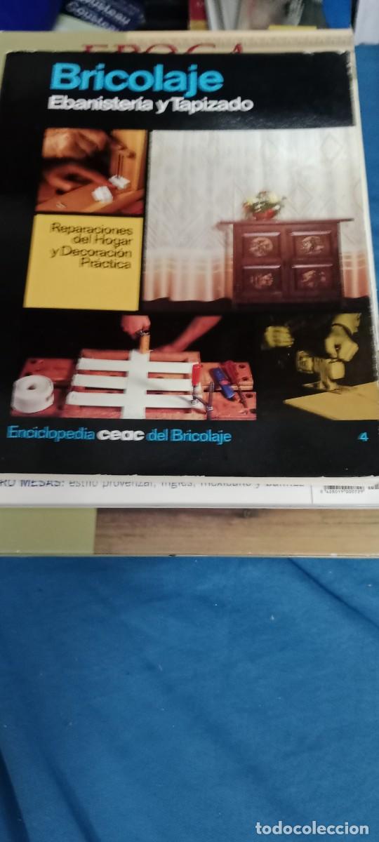 Libros de segunda mano: BRICOLAJE EBANISTERIA Y TAPIZADO CU-AL