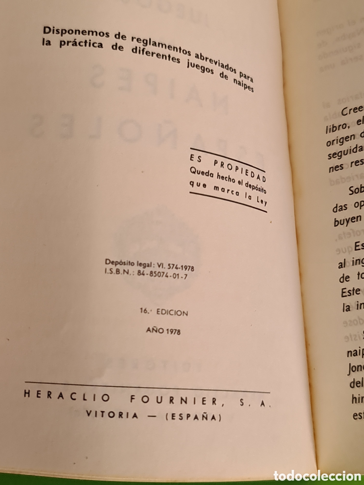 Libros de segunda mano: Libro Juegos de Naipes Espa&ntilde;oles - Foto 5
