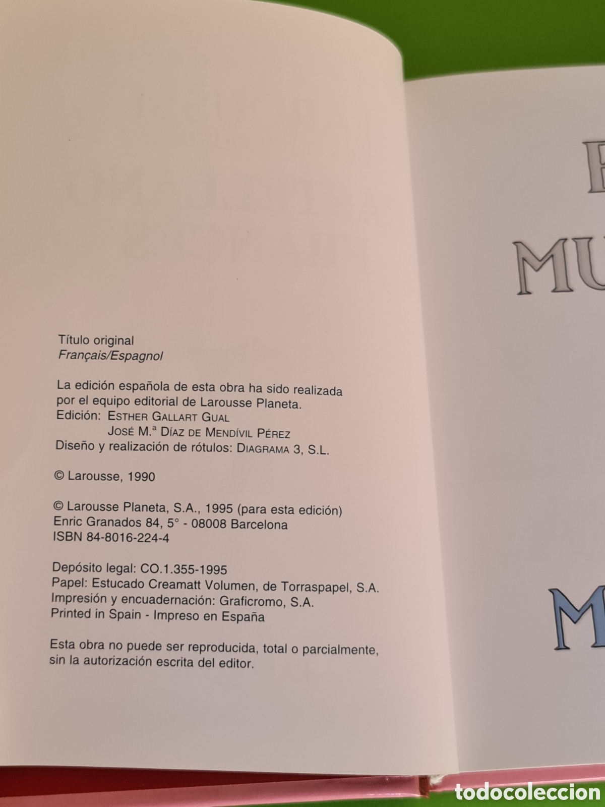 Libros de segunda mano: Libro LAROUSSE de los peque&ntilde;ines / Castellano, Franc&eacute;s - Foto 2