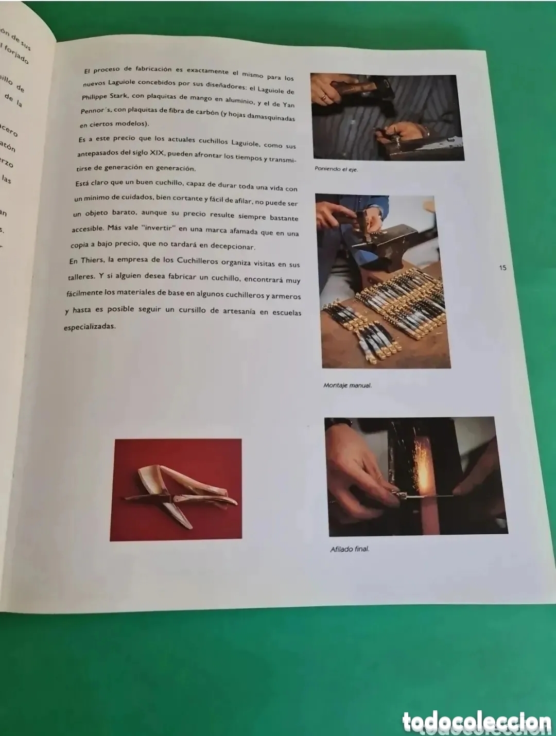 Libros de segunda mano: Libro El mundo de los cuchillos. - Foto 3