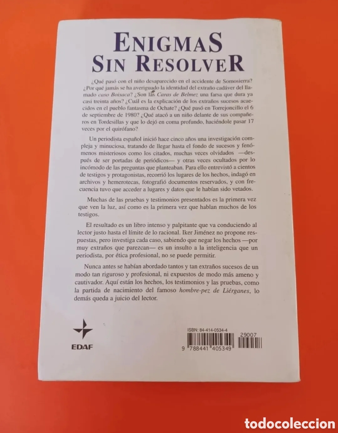 Libros de segunda mano: Enigmas sin resolver. Libro - Foto 5