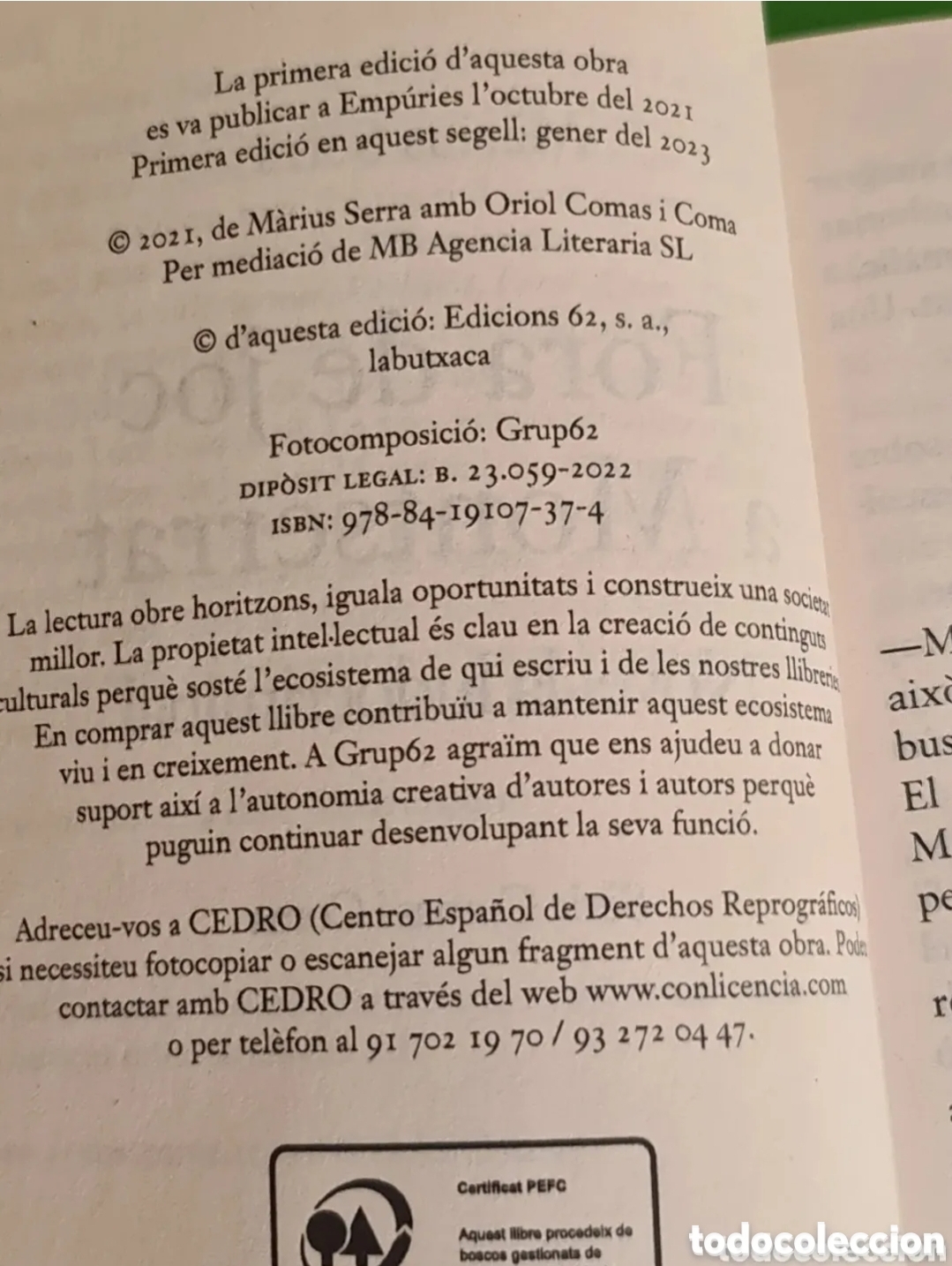 Libros de segunda mano: Libro Fora de joc a Montserrat/ M&agrave;rius Serr&aacute;. - Foto 2