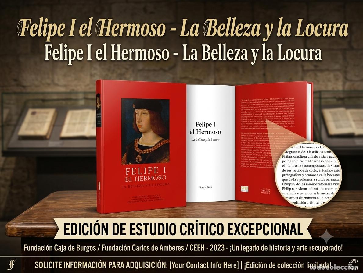 Libros de segunda mano: FELIPE I EL HERMOSO. LA BELLEZA Y LA LOCURA MIGUEL A. ZALAMA; PAUL VANDENBROECK (DIRS.)