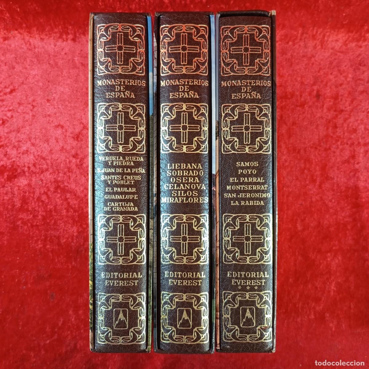 Libros de segunda mano: MONASTERIOS DE ESPA&Ntilde;A - EDITORIAL EVEREST - COLECCI&Oacute;N 3 TOMOS - VER T&Iacute;TULOS EN FOTOS / 1003