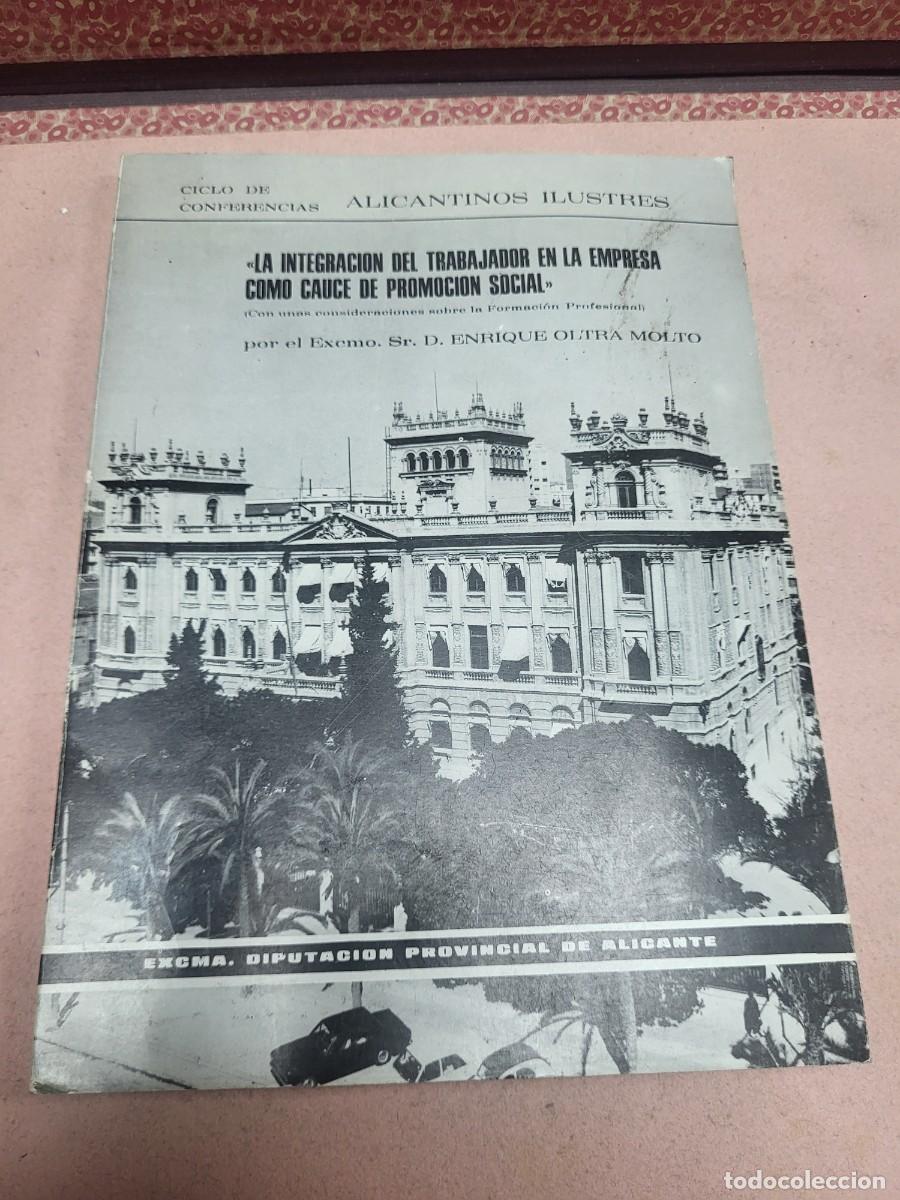 Libros de segunda mano: ALICANTINOS ILUSTRES OLTRA MOLTO DIPUTACION DE ALICANTE 1969