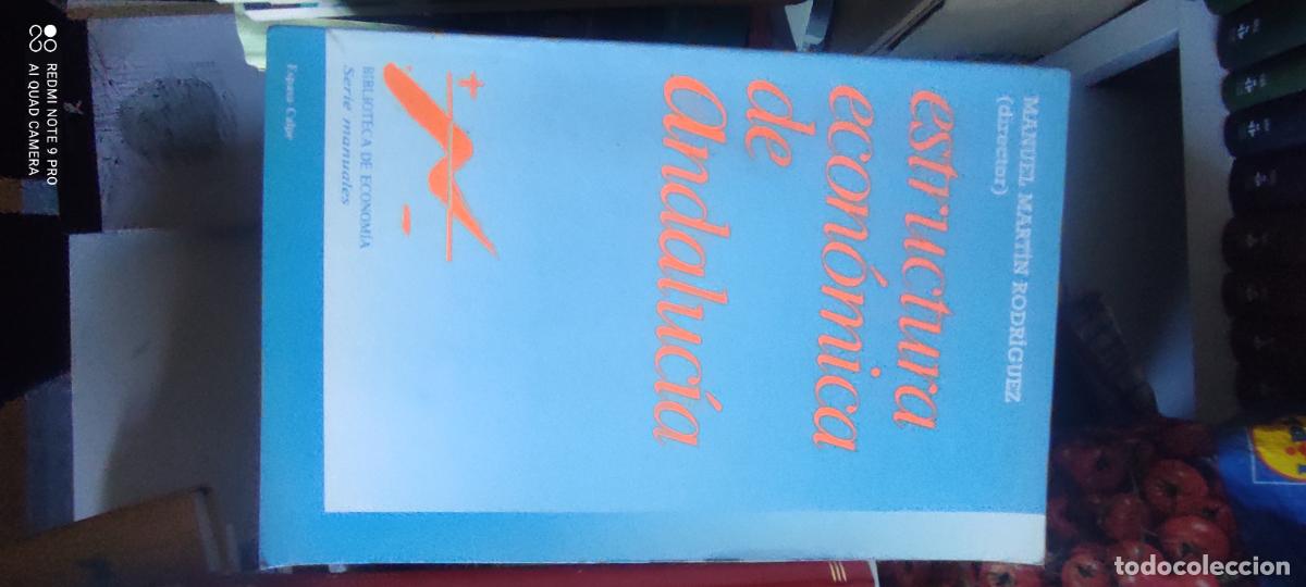 Libros de segunda mano: ESTRUCTURA ECONOMICA DE ANDALUCIA