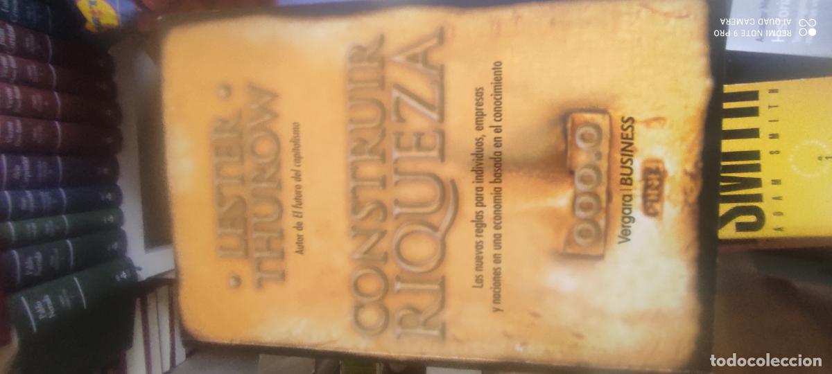 Libros de segunda mano: CONSTRUIR RIQUEZA, Lester Thurow