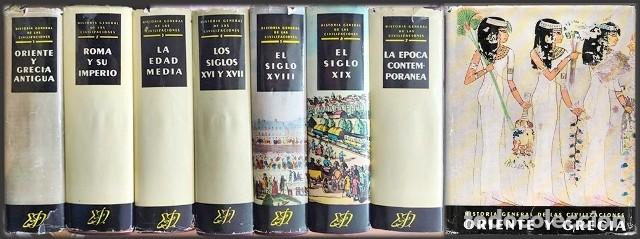 Libros de segunda mano: HISTORIA GENERAL DE LAS CIVILIZACIONES (7 TOMOS) - A-H-2105