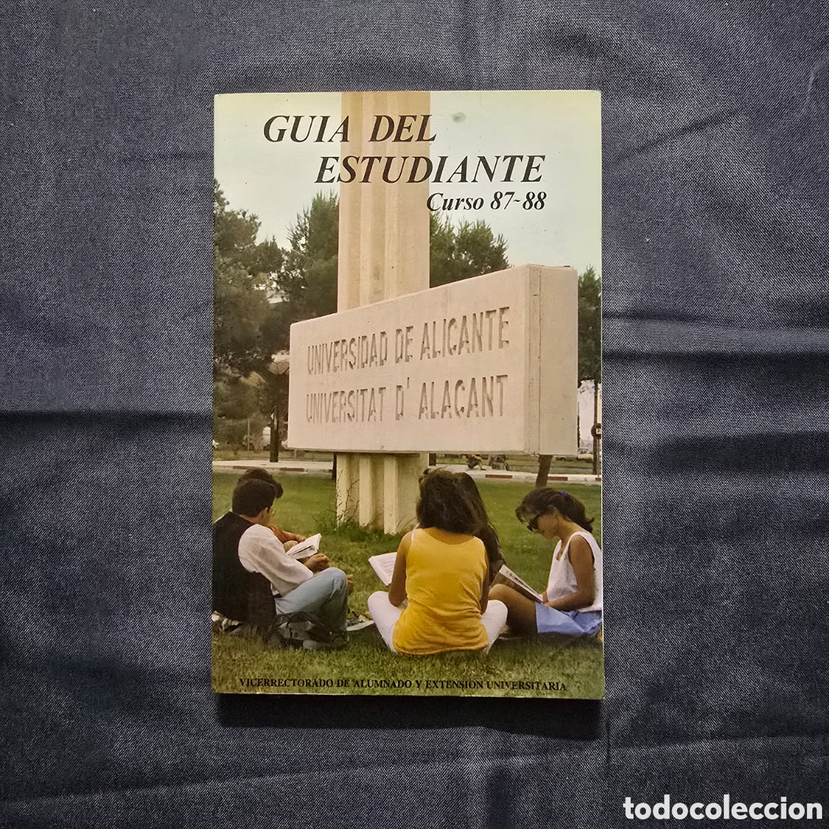 Libros de segunda mano: GU&Iacute;A DEL ESTUDIANTE, CURSO 87-88 (UNIVERSIDAD DE ALICANTE) (SAN VICENTE DEL RASPEIG)