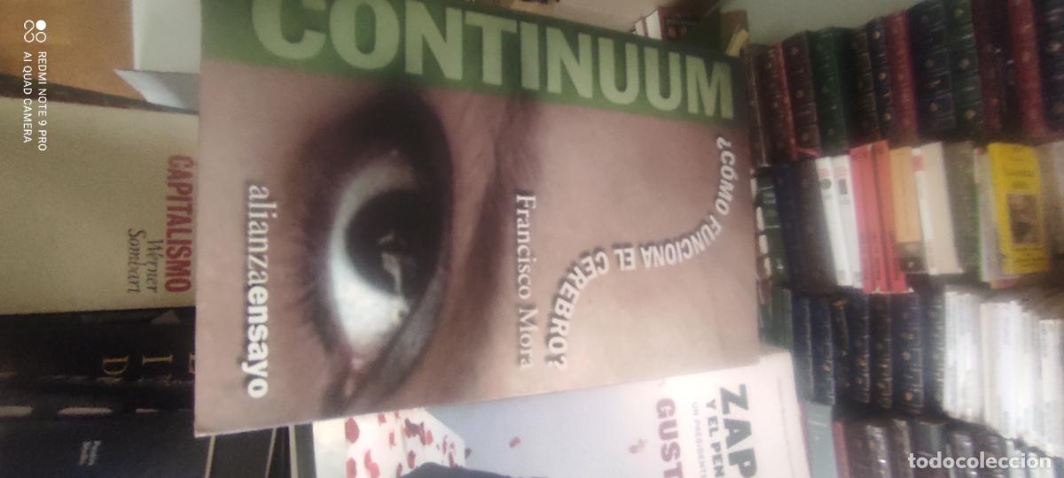 Libros de segunda mano: Continuum &iquest;C&oacute;mo Funciona El Cerebro?. - Francisco Mora