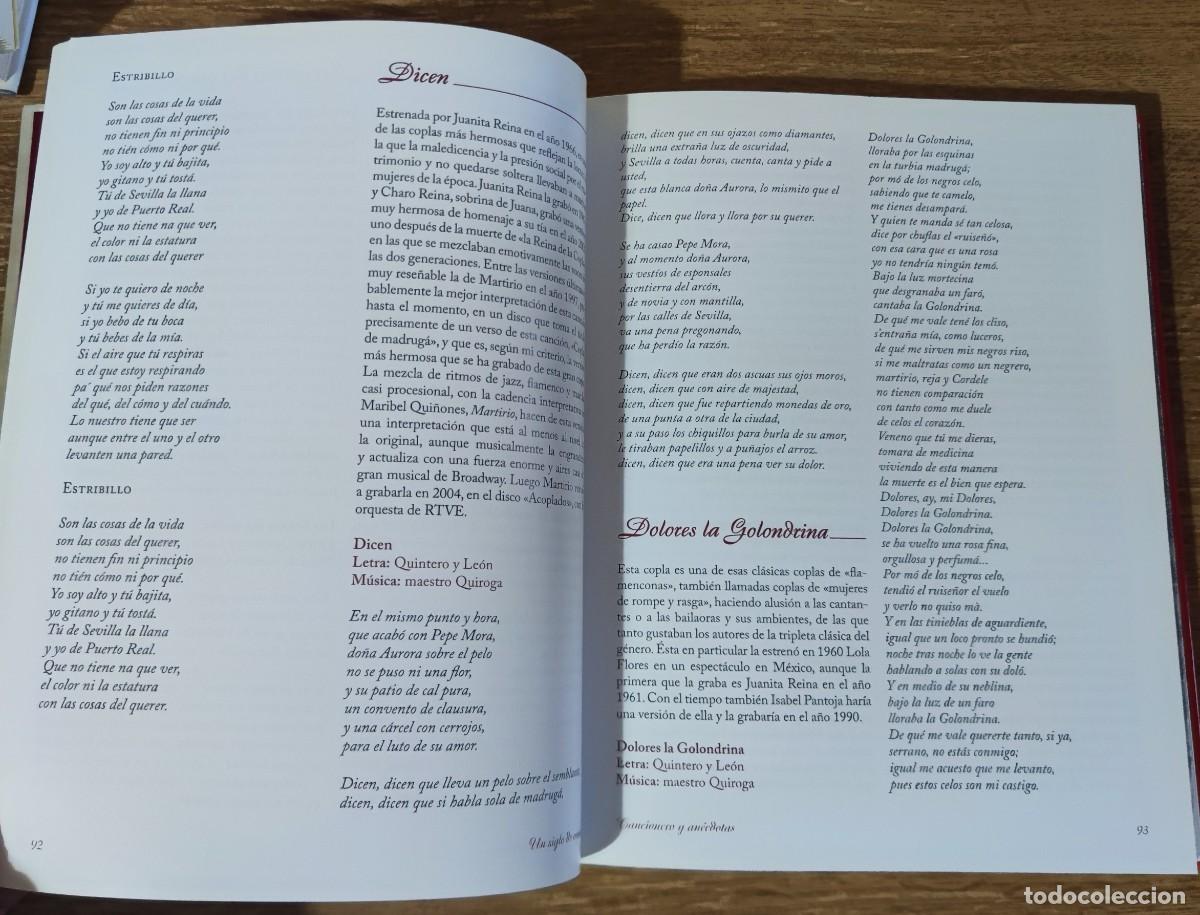 Libros de segunda mano: Libro - Un siglo de copla (2009) Manuel Francisco Reina - Foto 4