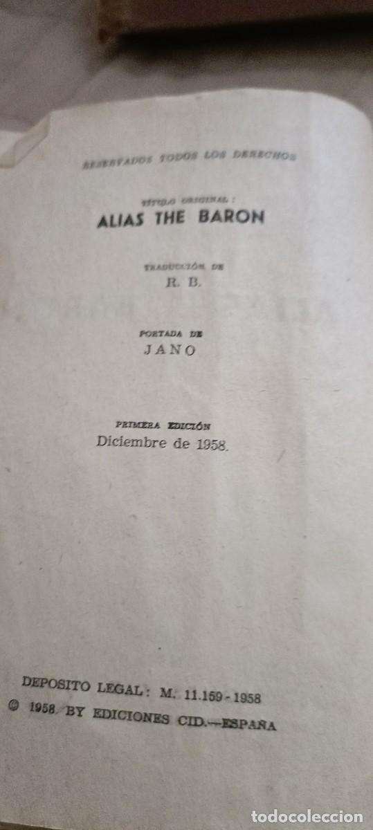 Libros de segunda mano: Alias El Bar&oacute;n.Ed.Antena - Foto 3