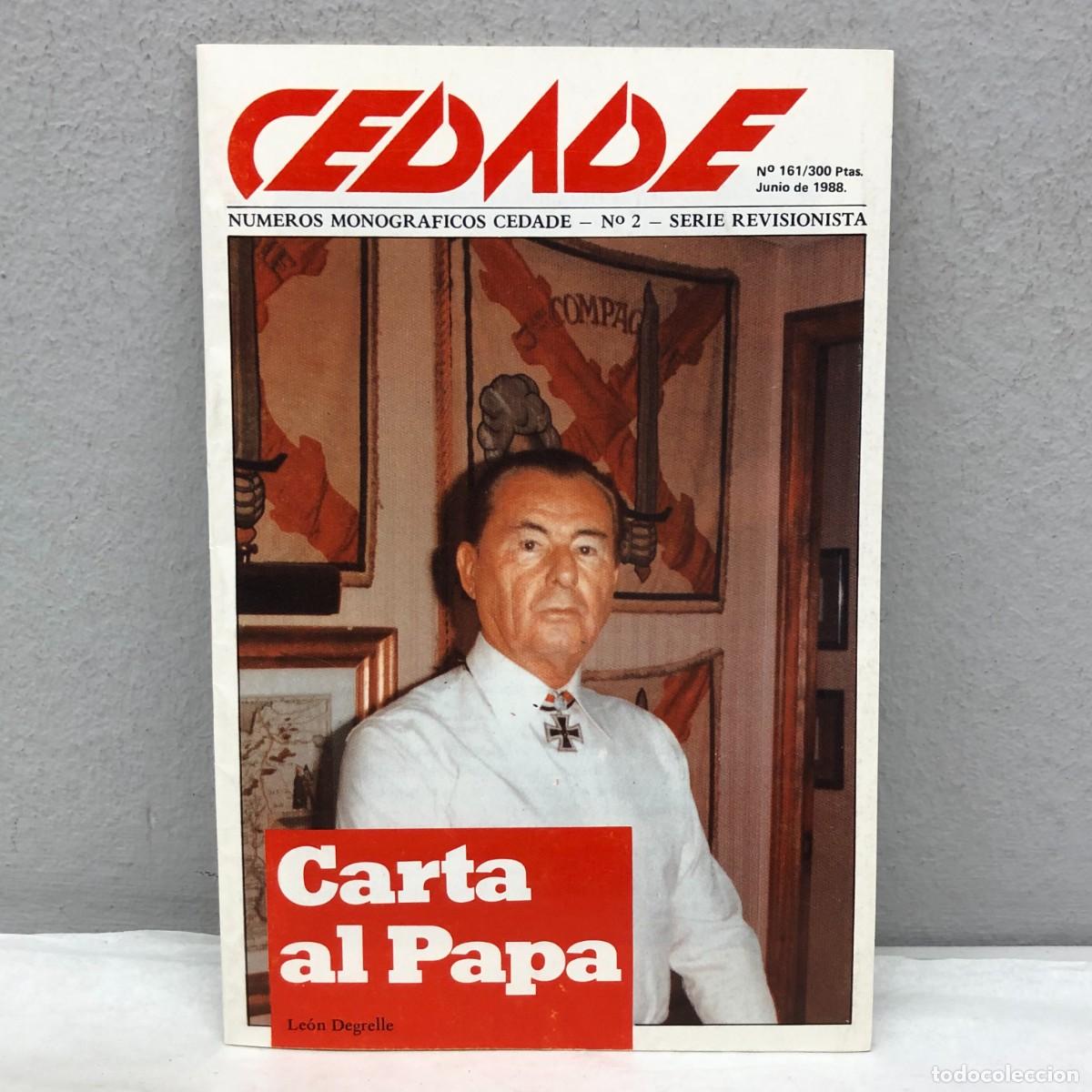 Libros de segunda mano: CEDADE - N&ordm; 161 - JUNIO DE 1989 - CARTA AL PAPA - SERIE REVISIONISTA - N&ordm; 2 / 1162
