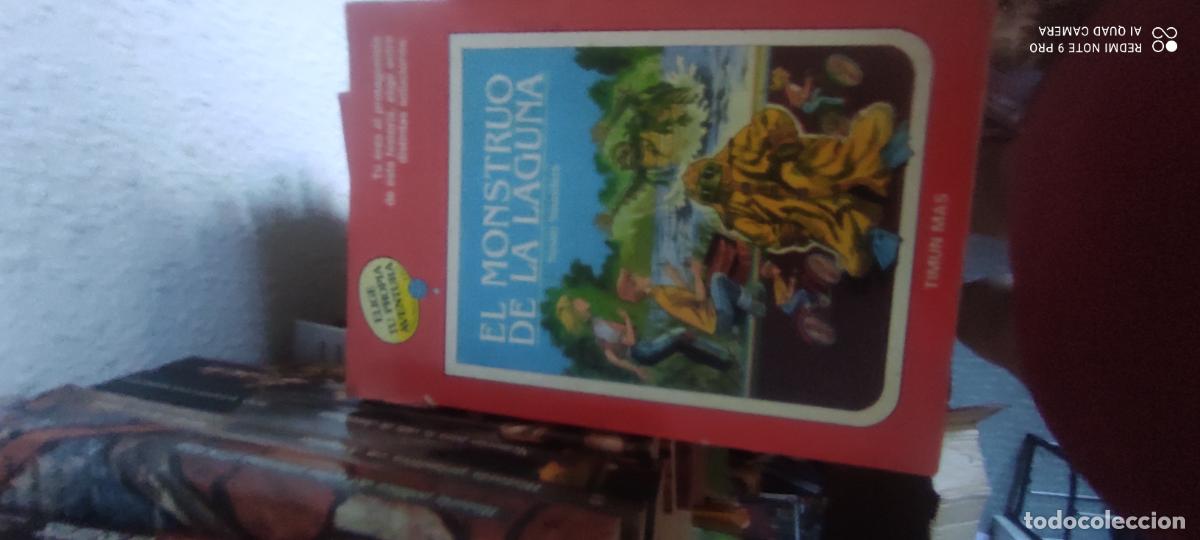 Libros de segunda mano: El monstruo de la laguna elige tu propia aventura n 5 globo azul TIMUN MAS