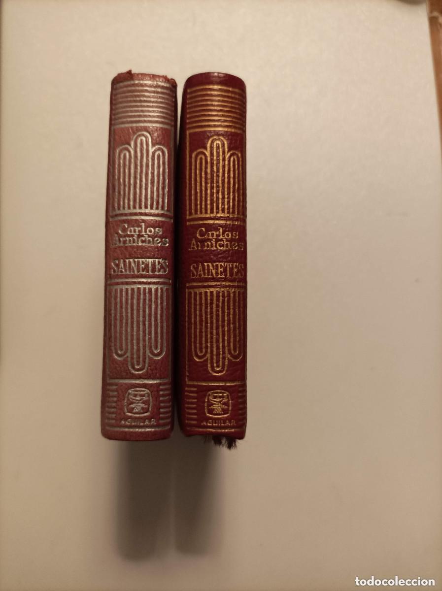 Libros de segunda mano: Crisol&iacute;n 023 Edici&oacute;n Oro, Sainetes, Carlos Arniches, Aguilar
