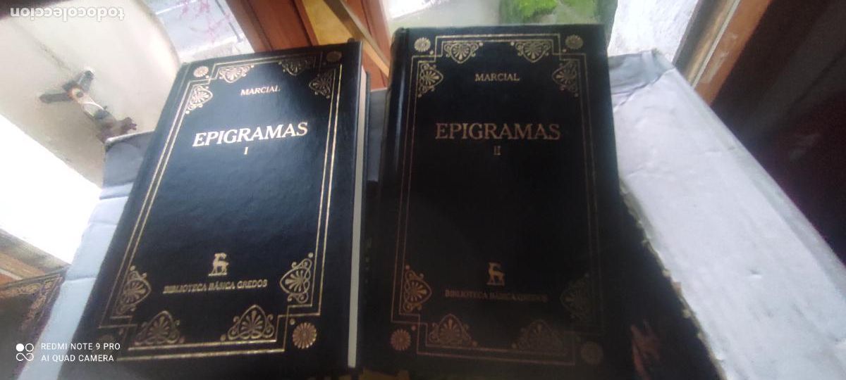 Libros de segunda mano: EPIGRAMAS. MARCO VALERIO MARCIAL 2 VOLS. l