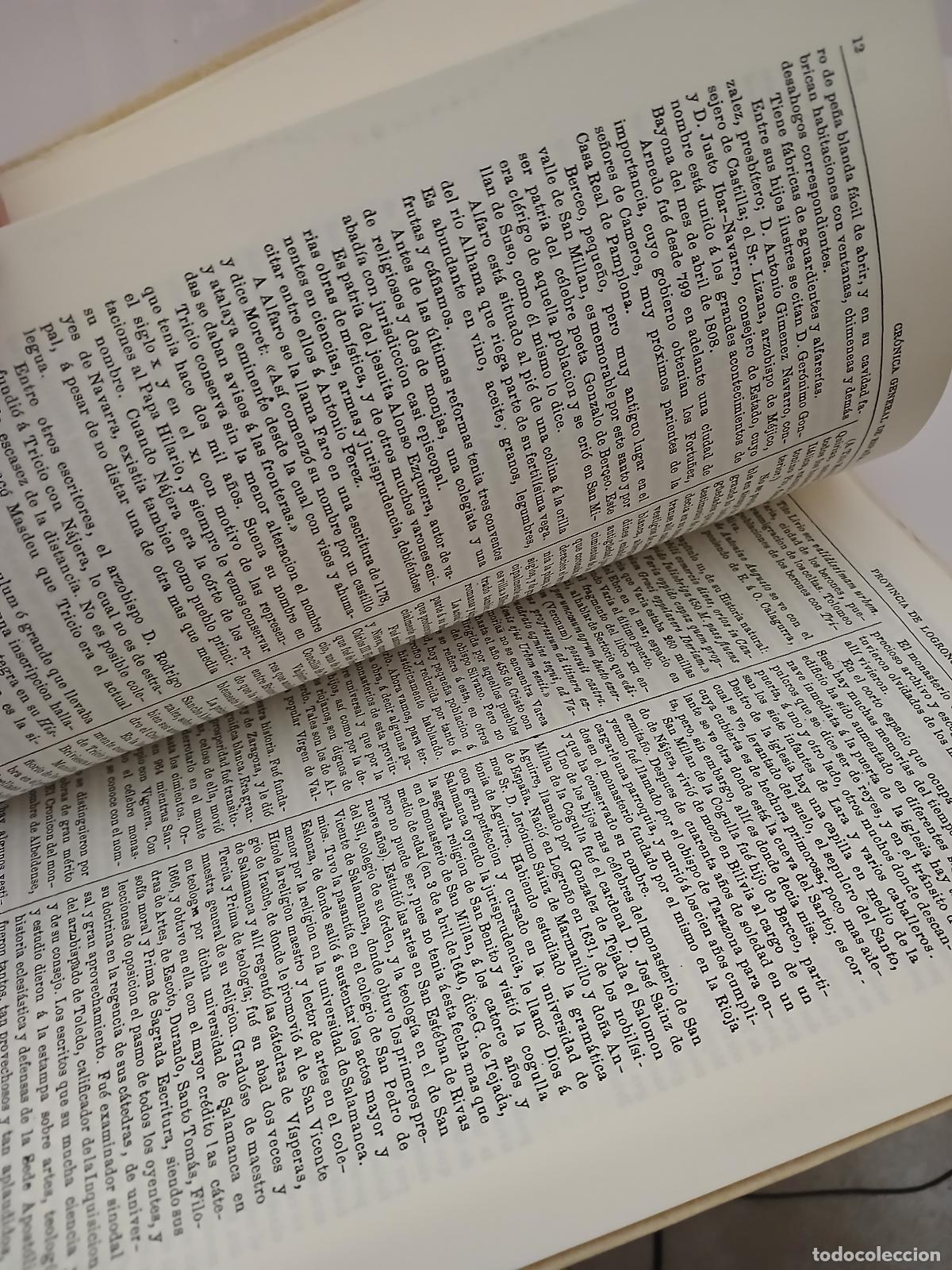 Libros de segunda mano: Cr&oacute;nica de la provincia de Logro&ntilde;o - Waldo Jim&eacute;nez Romera - Foto 3
