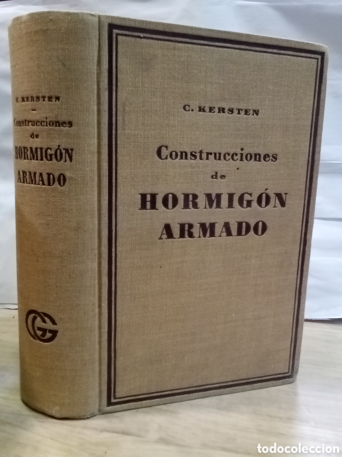 Livros em segunda m&atilde;o: C. Kersten : Construcciones de Hormig&oacute;n armado