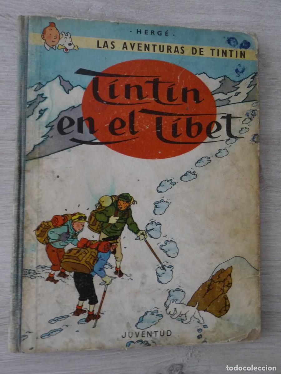 Livros em segunda m&atilde;o: TINTIN EN EL TIBET. PRIMERA EDICION. CON FALTAS