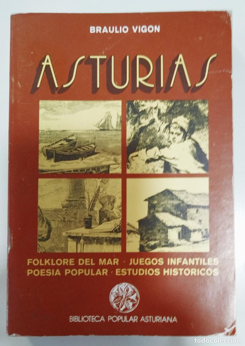 Gebrauchte B&uuml;cher: ASTURIAS. FOLKLORE DEL MAR, JUEGOS INFANTILES, POES&Iacute;A POPULAR. BRAULIO VIG&Oacute;N. 1980. PRIMERA EDICI&Oacute;N.