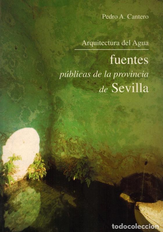 Libros de segunda mano: Arquitectura del Agua. fuentes p&uacute;blicas de la provincia de Sevilla. Fotograf&iacute;as de Javier Andrada.