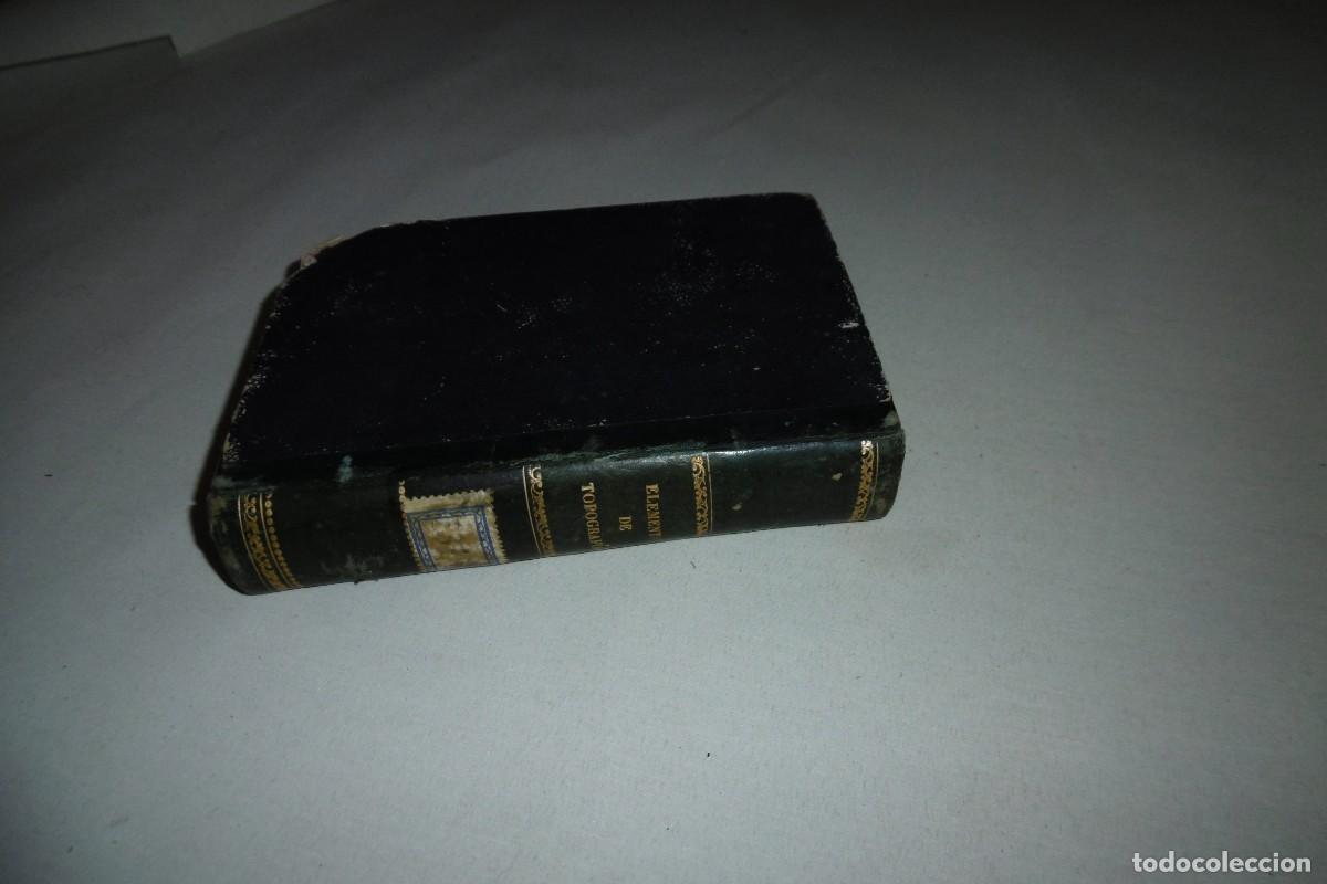 Libros de segunda mano: LIBRO MILITAR DE 1870 Elementos de Topograf&iacute;a - Foto 1