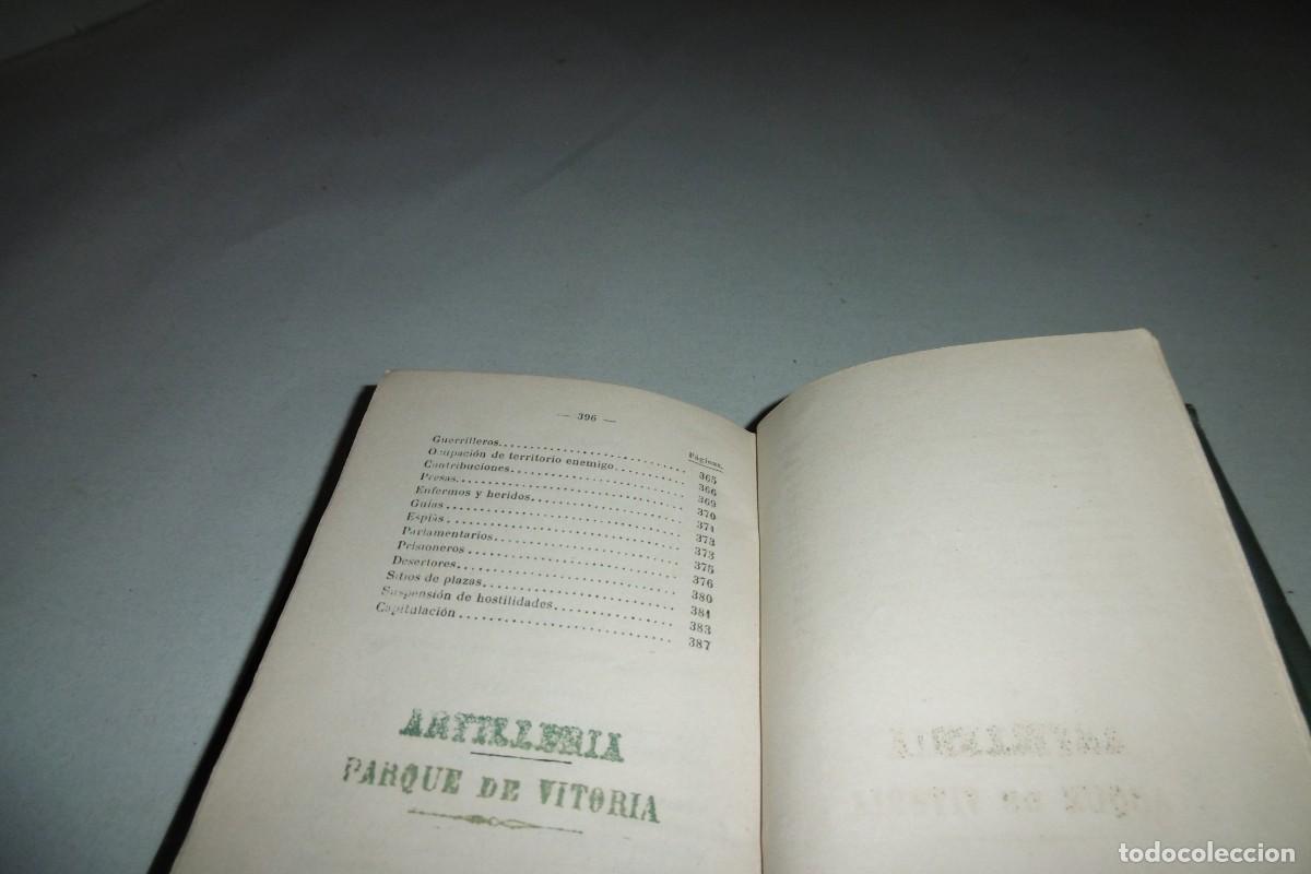 Libros de segunda mano: LIBRO MILITAR DE 1882Reglamento para el servicio de campa&ntilde;a - Foto 3