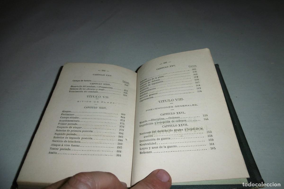 Libros de segunda mano: LIBRO MILITAR DE 1882Reglamento para el servicio de campa&ntilde;a - Foto 4