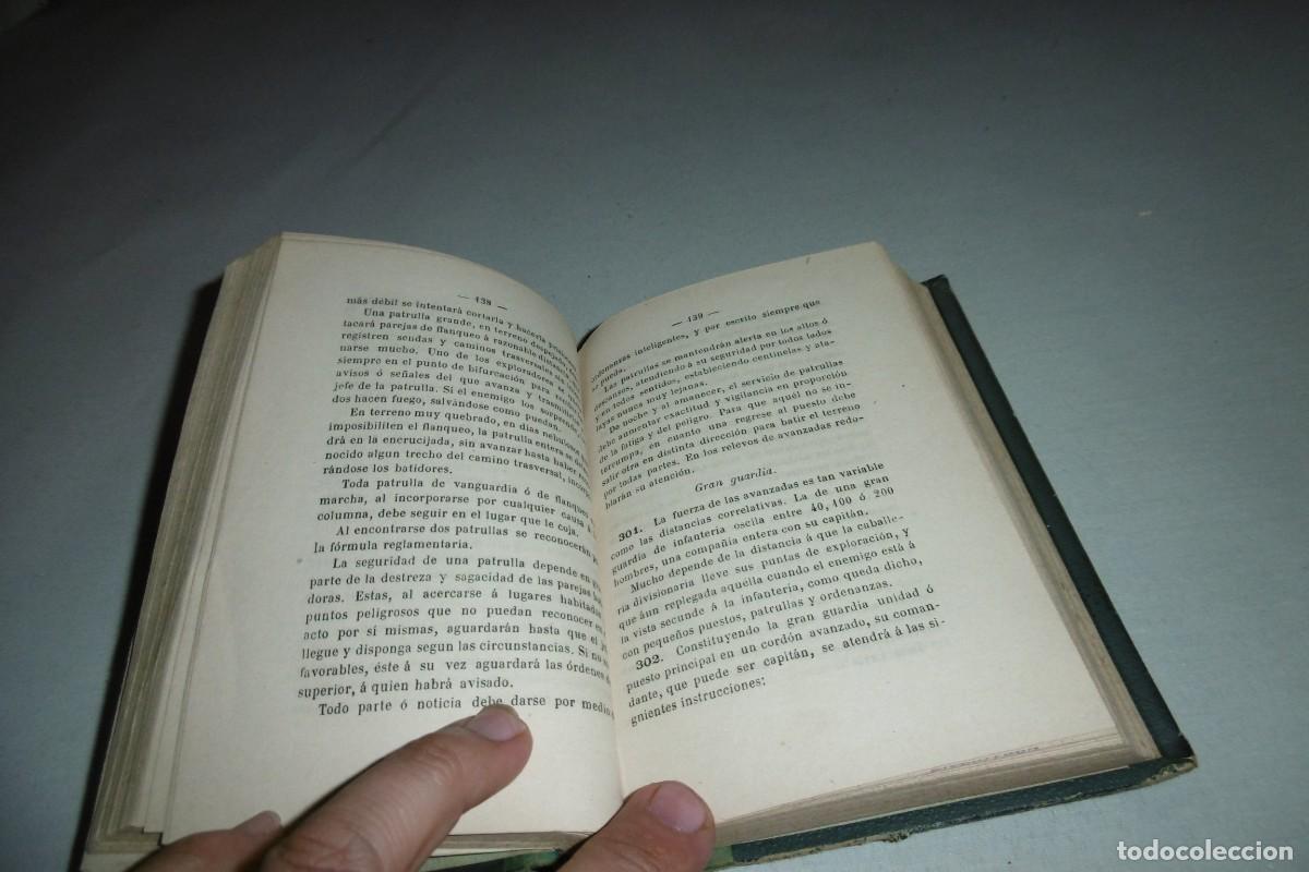 Libros de segunda mano: LIBRO MILITAR DE 1882Reglamento para el servicio de campa&ntilde;a - Foto 8