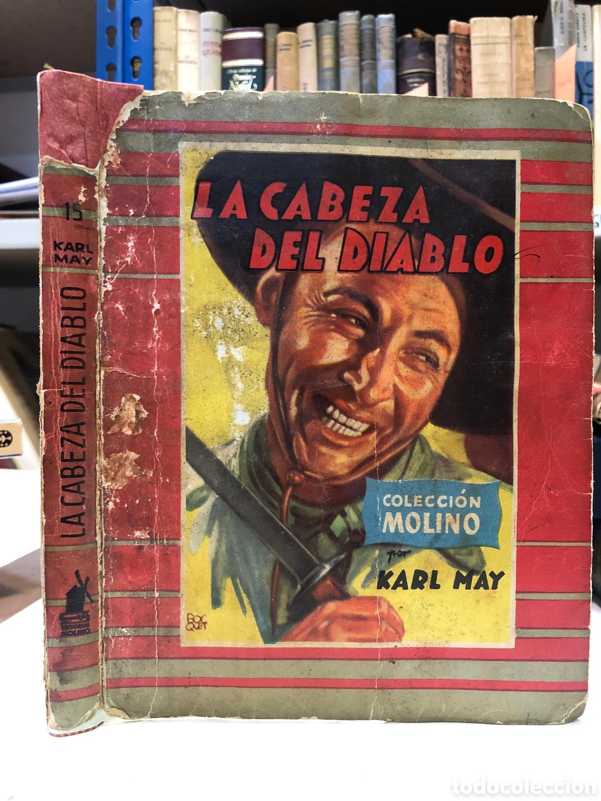 Libros de segunda mano: La cabeza del diablo - Karl May - Foto 1
