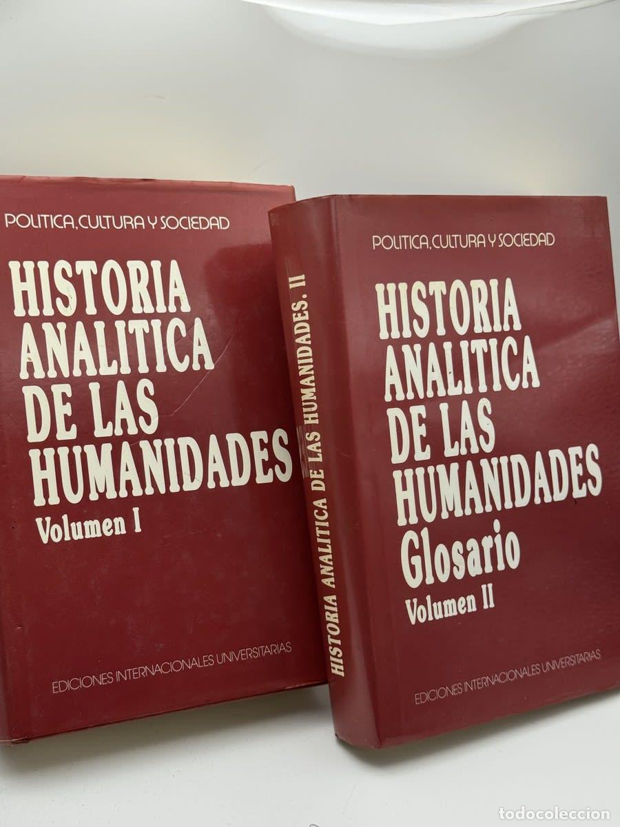 Second hand books: Historia anal&iacute;tica de las humanidades... - Ediciones Internacionales Universitar - Ediciones