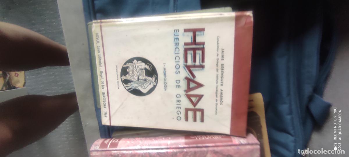 Libros de segunda mano: HELADE EJERCICIOS DE GRIEGO I- MORFOLOGIA DE JAIME BERENGUER