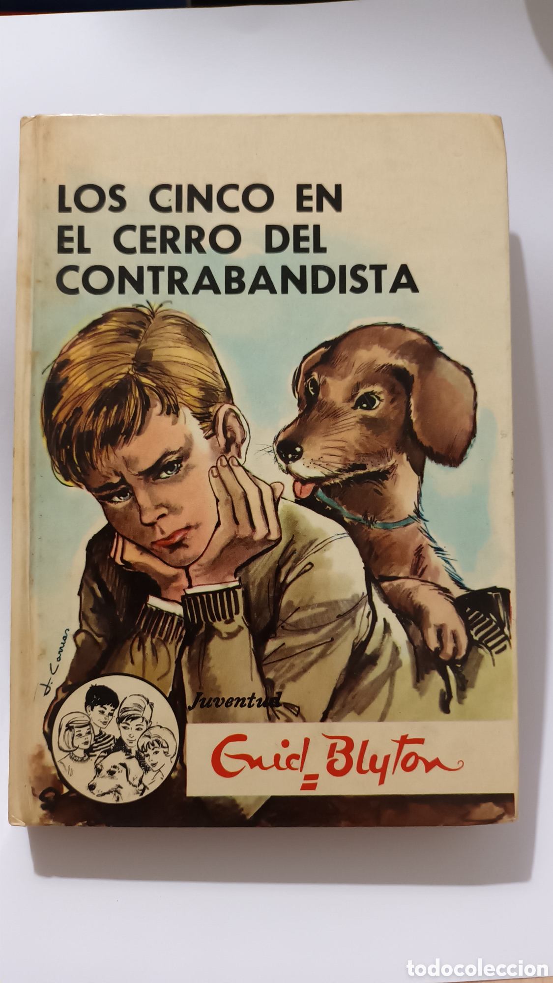 Libros de segunda mano: Los cinco en el cerro del contrabandista. Enid Blyton