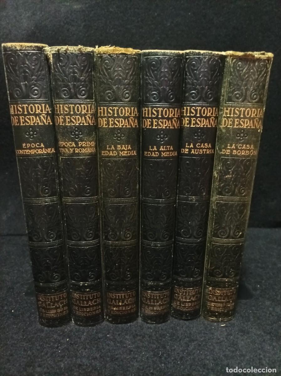 Livros em segunda m&atilde;o: HISTORIA DE ESPA&Ntilde;A - GRAN HISTORIA GENERAL DE LOS PUEBLOS HISPANOS - GALLACH - 1958