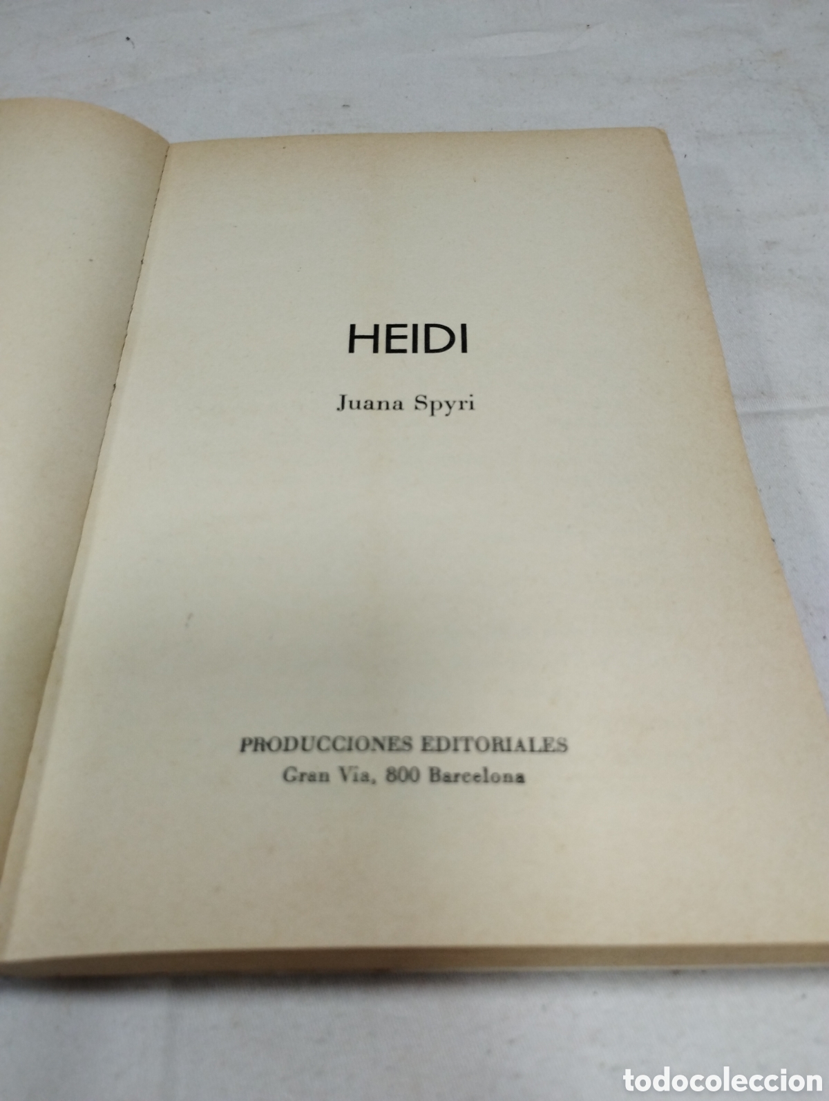 Libros de segunda mano: Heidi. Juana Spyri, 1981 - Foto 2