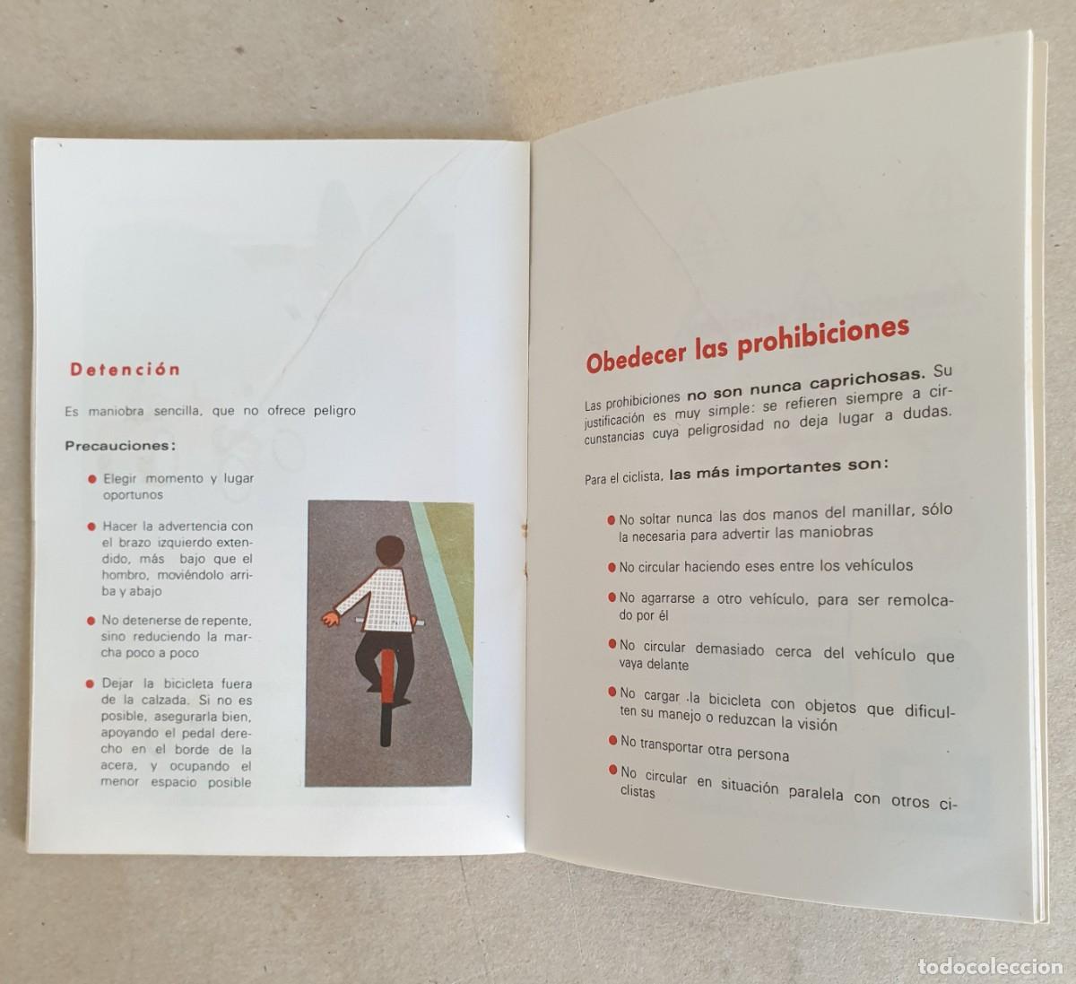 Libros de segunda mano: Guia del ciclista. Jefatura central de tr&aacute;fico. 1965 - Foto 2