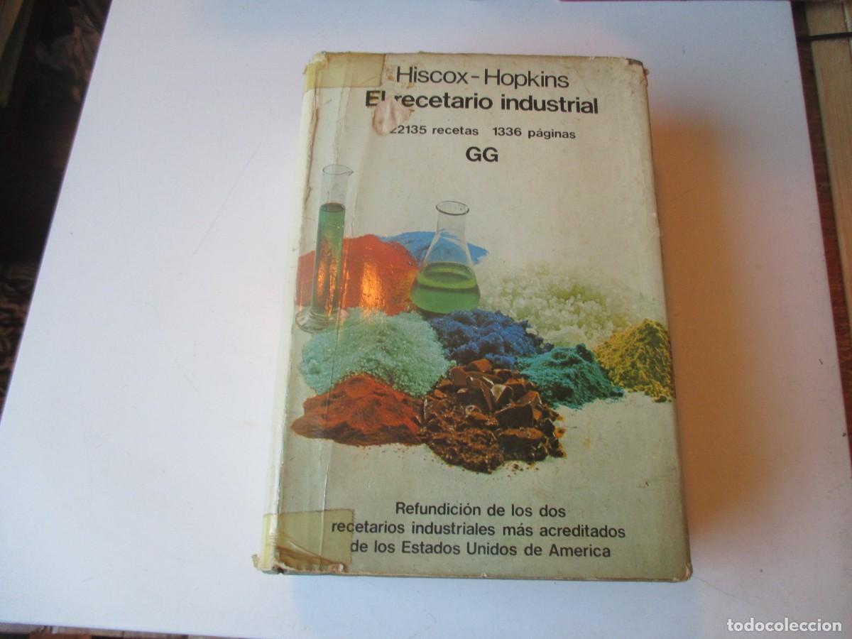 Libros de segunda mano: HIXCOX-HOPKINS El recetario industrial 22135 recetas W40727