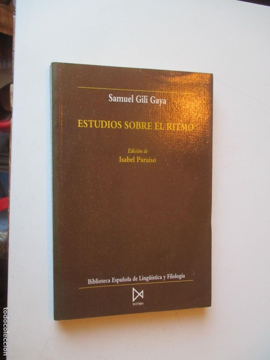 Libros de segunda mano: SAMUEL GILI GAYA Estudios sobre el ritmo W40731