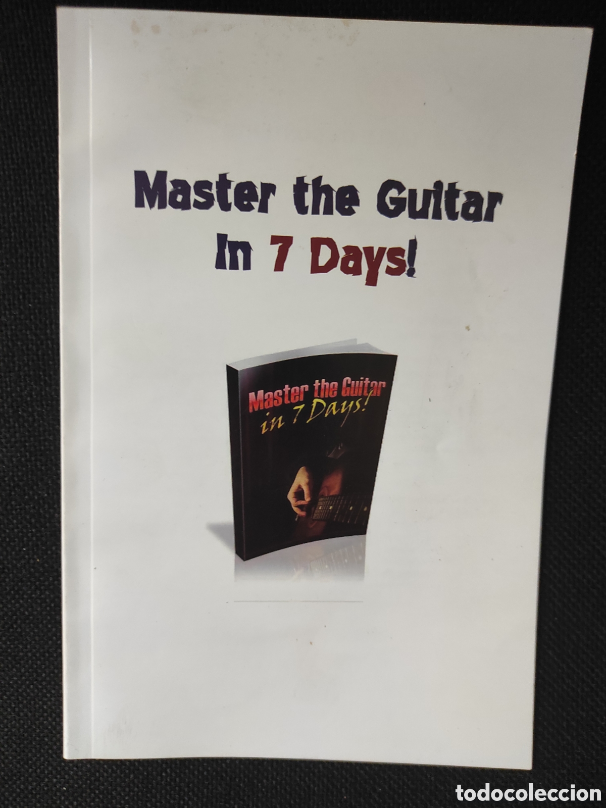 Libros de segunda mano: Libro curso-M&aacute;ster the guitar in 7 days!