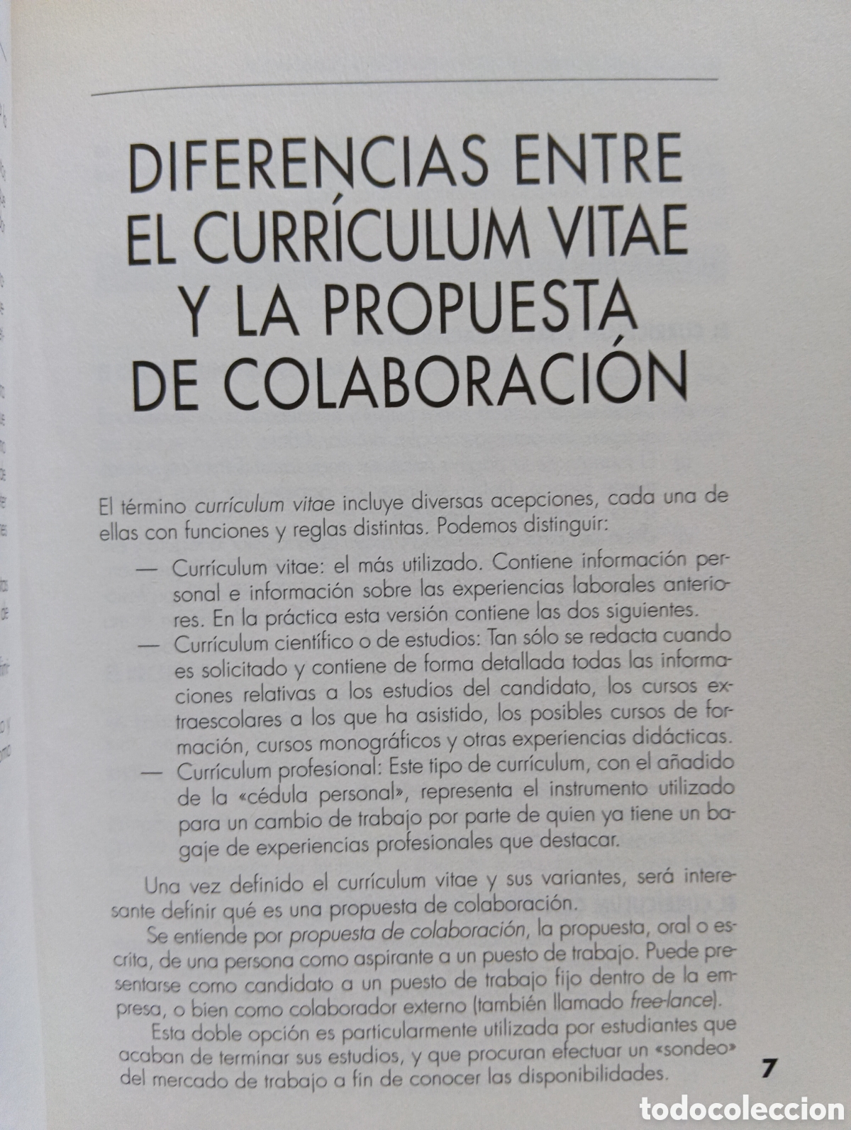 Libros de segunda mano: Curr&iacute;culum Vitae y propuestas de colaboraci&oacute;n, editorial de Vecchi - Foto 3