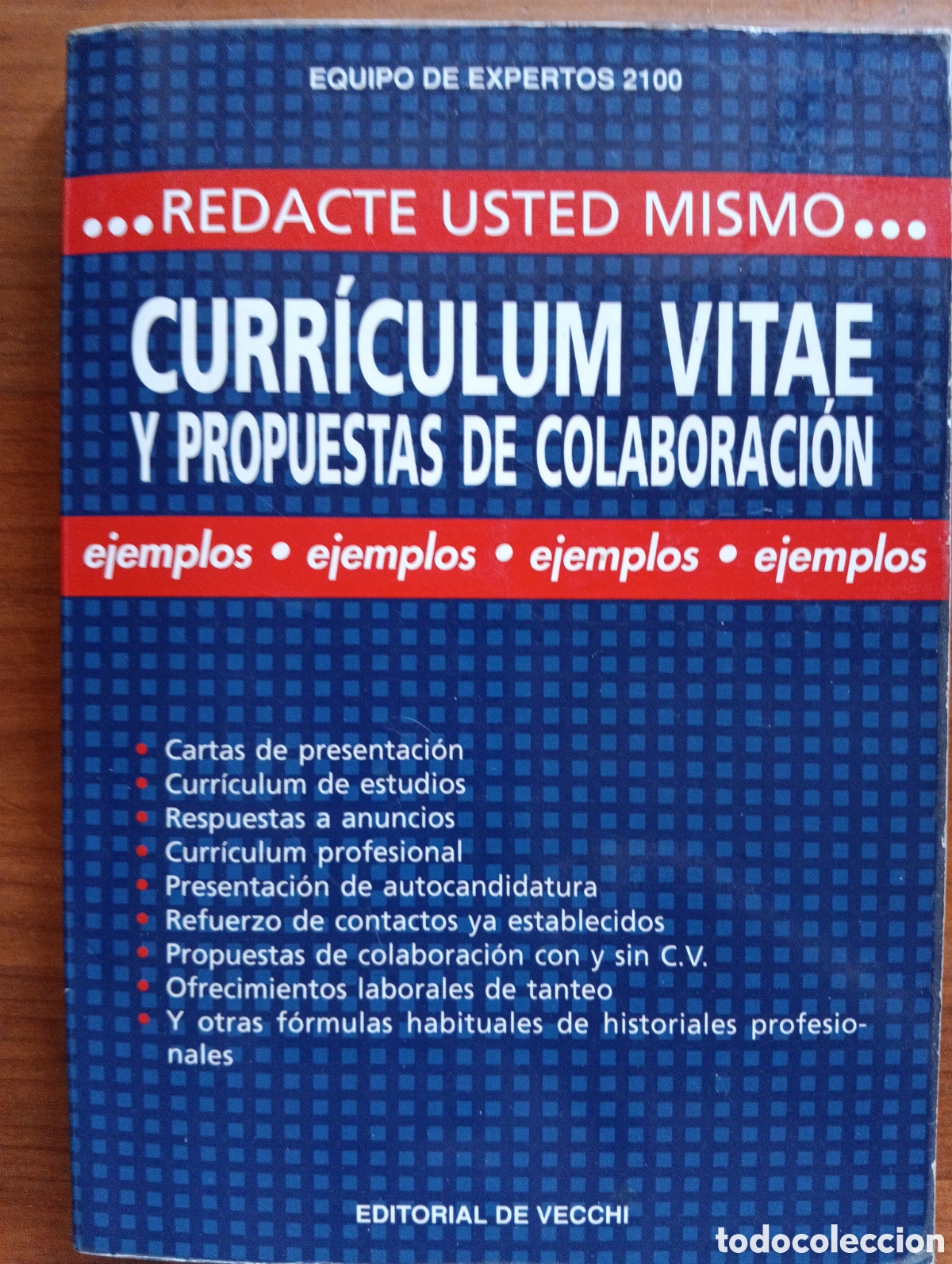Libros de segunda mano: Curr&iacute;culum Vitae y propuestas de colaboraci&oacute;n, editorial de Vecchi